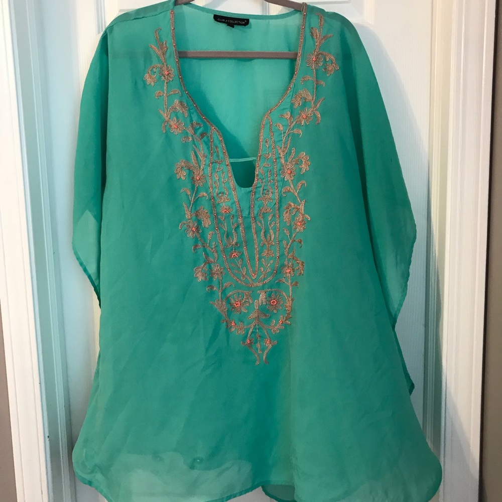 🏖Teal Caftan 🏖